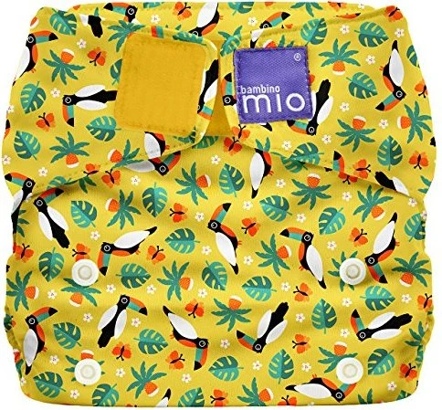 Bambino Mio Miosolo All-in-One Stoffwindel Tropical Toucan, 4+kg, 1 Stück