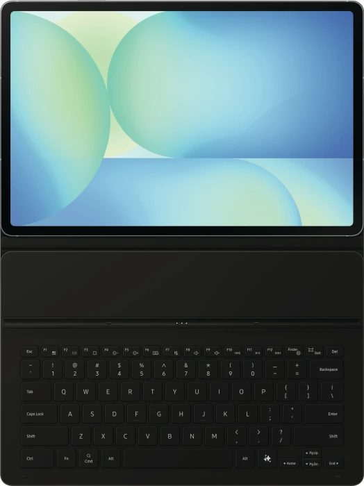 Samsung EF-DX620 Book Cover Keyboard Slim mit AI-Taste für Galaxy Tab S10 FE+, schwarz, DE