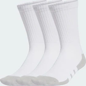 adidas Essentials Climacool Crew Socken white/grey two, 3 Paare