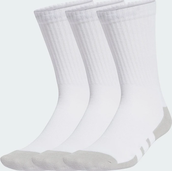 adidas Essentials Climacool Crew Socken white/grey two, 3 Paare