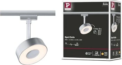 Paulmann URail Circle Schienensystem LED Spot 5W chrom matt, 1 Stück