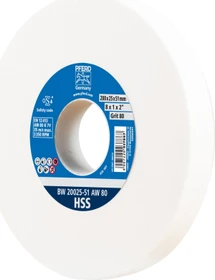 Pferd BW 20025-51 AW 80 HSS Schleifscheibe K80, 200x25x51mm, 1 Stück