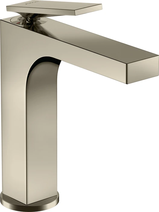 Hansgrohe Axor Citterio 160 Waschbeckenarmatur mit Hebelgriff und Ablauffernbedienung polished nickel