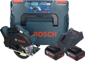 Bosch Professional GKM 18V-50 Akku-Metallkreissäge inkl. L-Boxx + 2 Akkus 5.0Ah