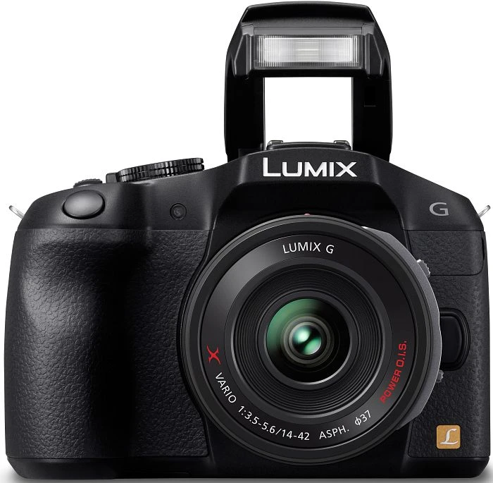 Panasonic Lumix DMC-G6 schwarz mit Objektiv Lumix G X Vario PZ 14-42mm 3.5-5.6 ASPH OIS