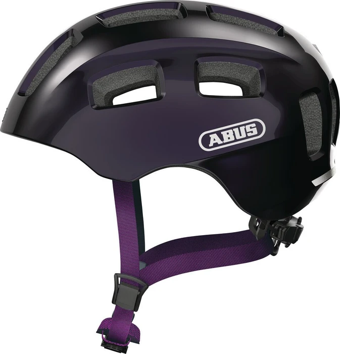 ABUS Youn-I 2.0 Kinderhelm schwarz/violett