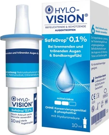 Hylo-Vision SafeDrop 0.1% Augentropfen, 10ml