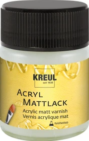 Kreul Acryl Mattlack auf Kunstharzbasis, transparent, 50ml