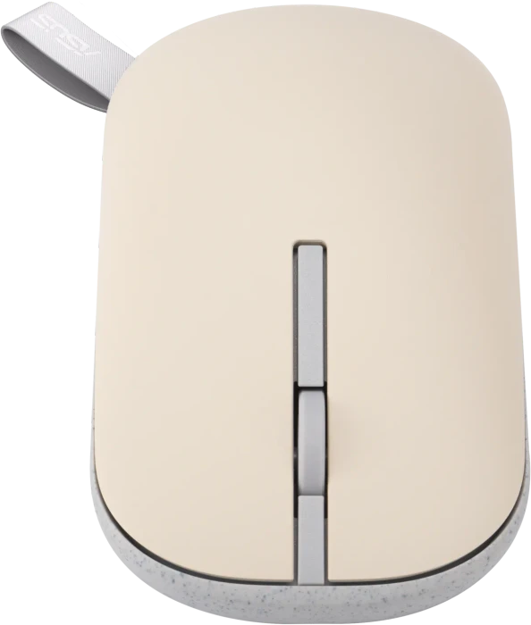 ASUS Marshmallow Mouse MD100 Oat Milk/Green Tea Latte, USB/Bluetooth