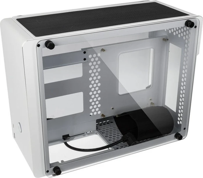 Raijintek Ophion Evo, weiß, Glasfenster, Mini-ITX