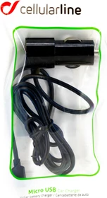Cellularline Micro USB Car Charger schwarz