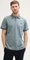 Tom Tailor Piqué mit Stretch Poloshirt kurzarm grey mint (Herren) Vorschaubild