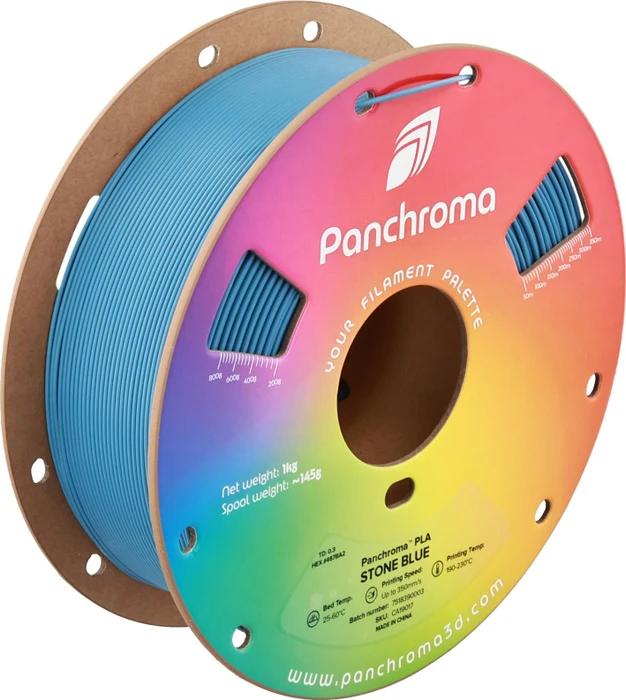 Polymaker Panchroma PLA, Stone Blue, Spule, 1.75mm, 1.00kg