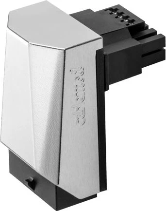 CableMod 12VHPWR Winkeladapter 90 Grad, Variante B, Sense-Pins an der Oberseite, silber