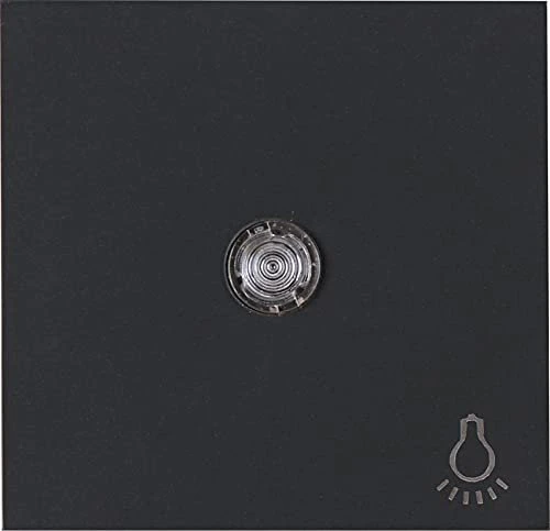 Kopp HK07 Flächenwippe mit Linse und Symbol Licht, anthrazit