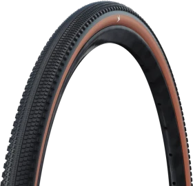Schwalbe G-One Comp 28x1.5", 700x40C K-Guard Green Compound Reifen bronze sidewall