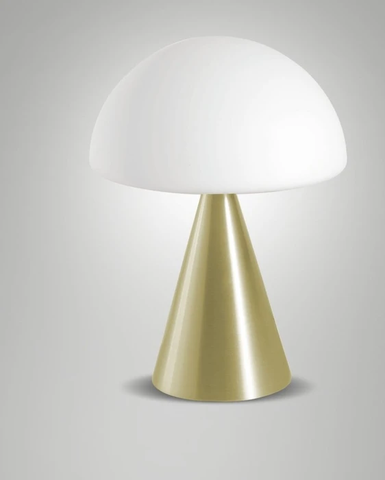 Fabas Luce Blip LED-Tischleuchte messing satiniert