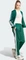 adidas Essentials 3-Streifen Trainingsanzug collegiate green (Damen) Vorschaubild