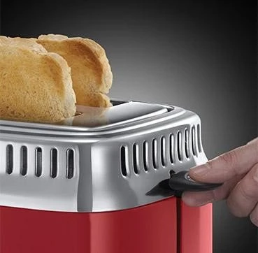 Russell Hobbs Retro Toaster ribbon red