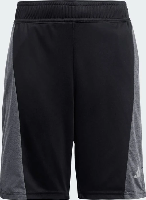 adidas Training Aeroready Heather Trainingshose kurz black/grey three/reflective silver (Junior)