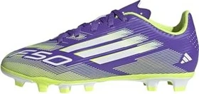 adidas F50 Club purple rush/cloud white/lucid lemon (Junior)