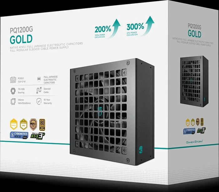 DeepCool GamerStorm PQ-G Series PQ1200G schwarz 1200W, ATX 3.1