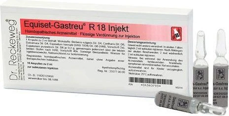 Dr. Reckeweg Equiset-Gastreu R18 Injekt Ampullen, 10 Stück