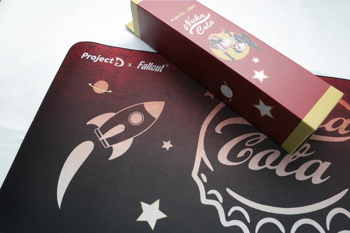 Ducky ProjectD x Fallout Nuka Cola Mauspad, 800x350mm, mehrfarbig