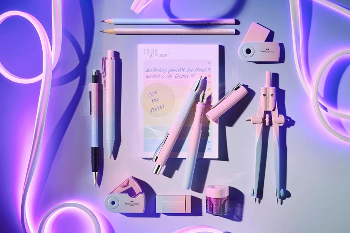 Faber-Castell Füller Poly Pen blushing sky, rechte Hand/linke Hand, mittel