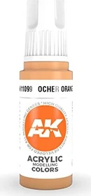 AK-Interactive 3rd Gen Acrylic Colors Acrylic Modelling Colors ocher orange, 17ml
