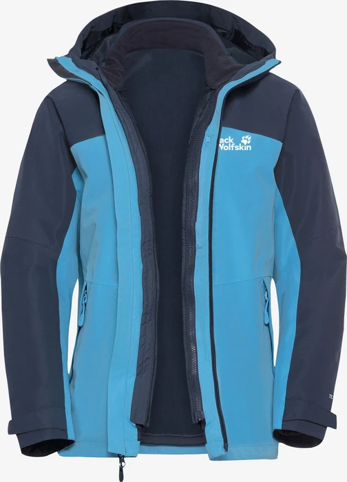 Jack Wolfskin Wild Places 3in1 Funktionsjacke sky blue (Damen)