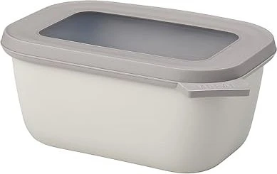 Mepal Multischüssel Cirqula rechteckig Aufbewahrungsbehälter 750ml nordic white