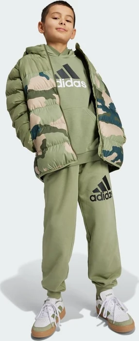 adidas Synthetic Down Allover Print Funktionsjacke tent green/night cargo (Junior)