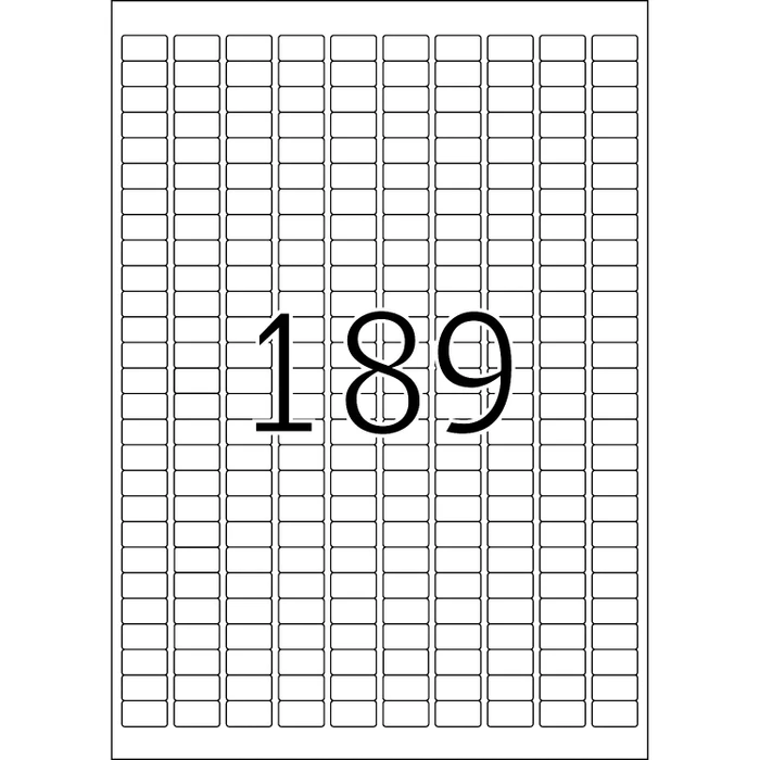 Herma Etiketten, 25.4x10mm, gelb, matt, 100 Blatt (18900 Etiketten)
