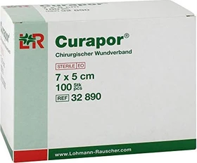 Lohmann & Rauscher Curapor Wundverband steril chirurgisch,  7 x 5cm,   100 Stück