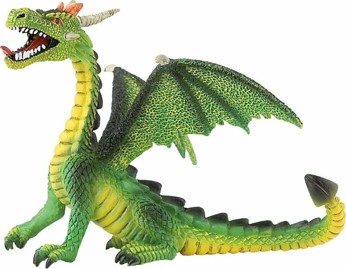 Bullyland Figurine World - Fantasy - Drache grün