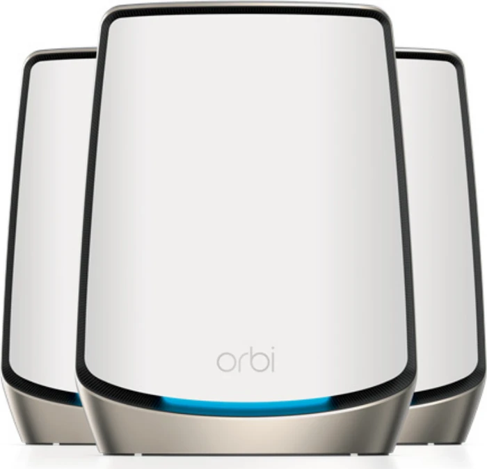 Netgear Orbi Wi-Fi 6, 860 Serie RBK863S, AX6000, Router und 2x Repeater Set, 3er-Bundle