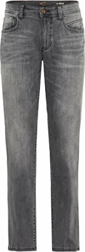 Camel Active Regular Fit 5-Pocket Organic Cotton Jeans mid grey washed (Herren)
