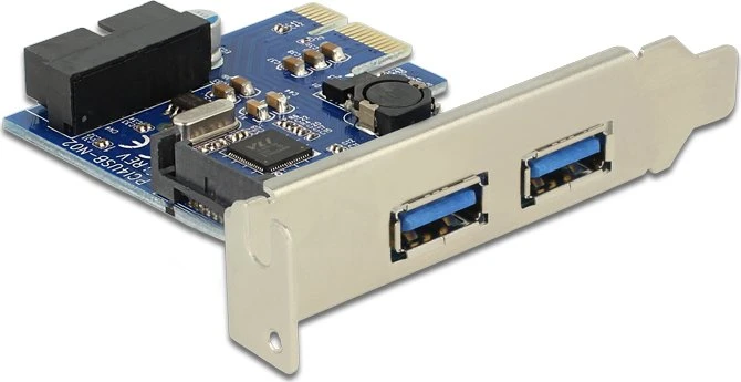 DeLOCK 2x USB-A 3.0, 1x USB 3.0 intern, PCIe x1