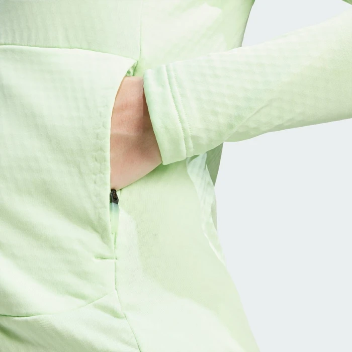 adidas Terrex Multi Light Fleece Jacke semi green spark (Damen)