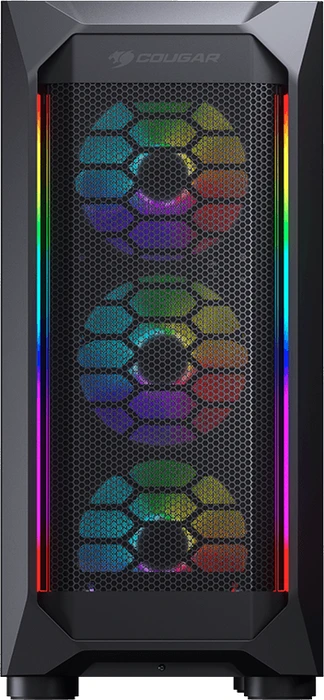 Cougar MX410 Mesh-G RGB, Glasfenster