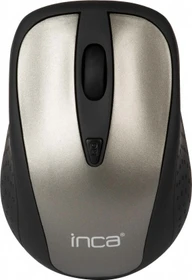 Inca IWM-201RG Silent Wireless Mouse grau/schwarz, USB