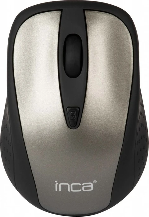 Inca IWM-201RG Silent Wireless Mouse grau/schwarz, USB