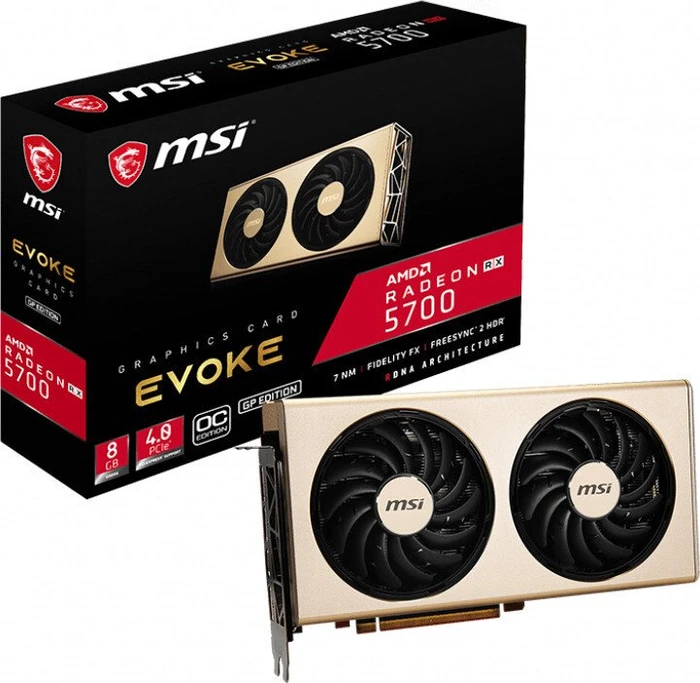 MSI Radeon RX 5700 Evoke GP OC, 8GB GDDR6, HDMI, 3x DP