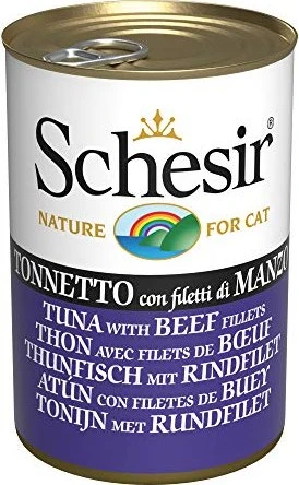 Schesir Thunfisch mit Rindfilet, 3.36kg (24x 140g)