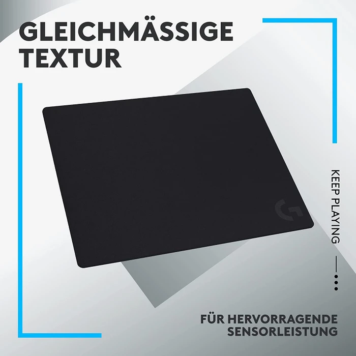 Logitech G740 Large Thick Gaming Mouse Pad, 400x460mm, schwarz