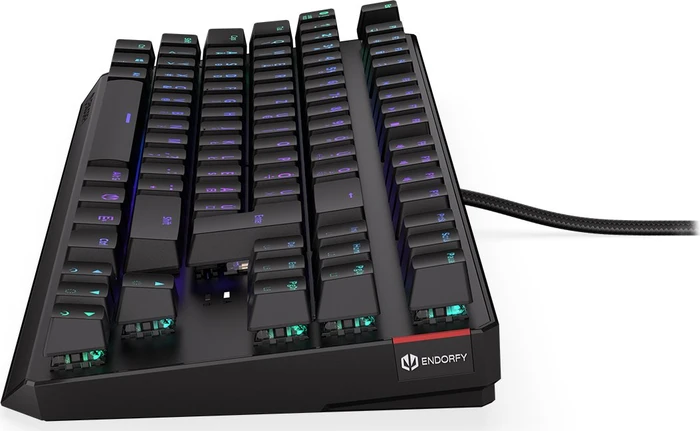 Endorfy Thock TKL, LEDs RGB, Kailh RED, USB, HU