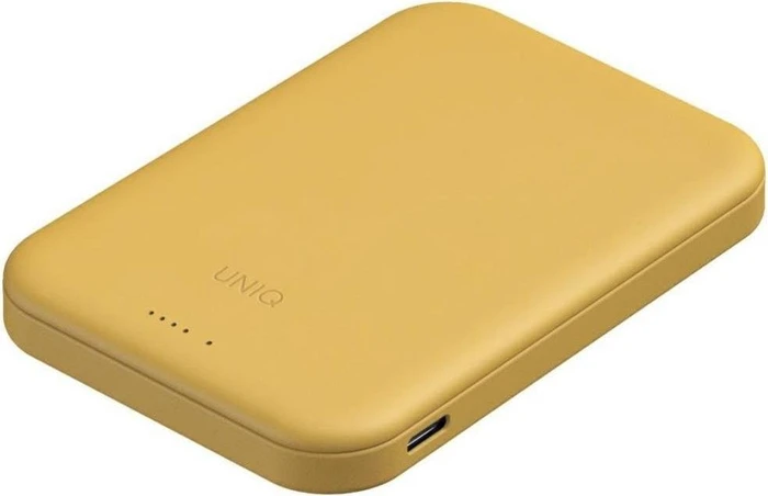 Uniq Lexa 5000 Magnetic Powerbank gelb