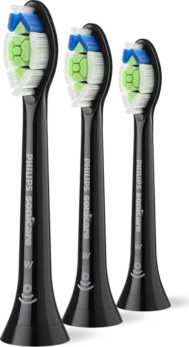 Philips HX6063/88 Sonicare W2 Optimal White Ersatzbürste schwarz, 3 Stück