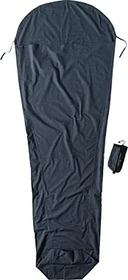 Cocoon MummyLine Bio Baumwolle Hüttenschlafsack heather grey
